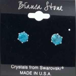 Swarovski Crystal-December Birthstone Earrings